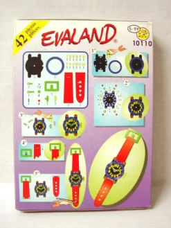 Juego Puzzle Goma Eva Colores Reloj Infantil