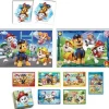 New Patrulla Canina Juegos Educativos Infantil Edukit 4 en 1 - Puzzles - cubos - Memori