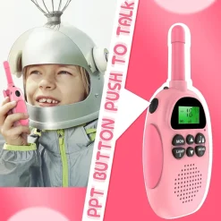 Sale Coshano Juego 2 Walkie Talkies infantiles Recargables con LCD Pantalla VOX