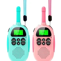 Sale Coshano Juego 2 Walkie Talkies infantiles Recargables con LCD Pantalla VOX