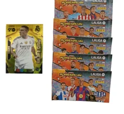 Best PANINI Kylian Mbappé Balón de Oro + 5 sobres normales Adrenalyn XL 2025 2026 Carta Colección