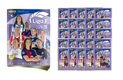 La liga Femenina Album vacío sin cartas ni sobres + 25 sobres Panini