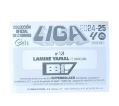 Lamine Yamal Cromo Carta BBBOOM Nº 13 Liga Este 2024 2025 Panini