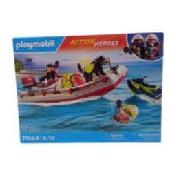 Lancha de Rescate con Perro de Playmobil