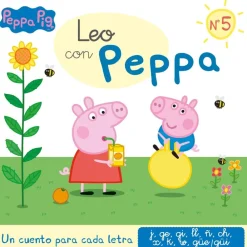New ALTEA Leo con Peppa Nº5. Un cuento para cada letra: j, ge, gi, ll, ñ, ch, x, k, w, güe/güi