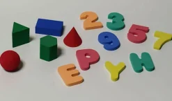 Outlet Amaya Letras, números y figuras geométricas de foam