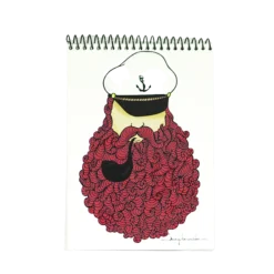 New Saray Bermúdez Design Libreta Marinero Rojo
