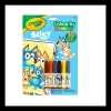 Libro Actividades y Colorear por Números Bluey con 6 - Crayola