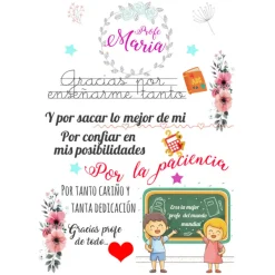 Best Tape Pink Lienzo personalizado para profes