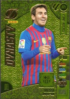 Discount Panini España Lionel Messi Balon de Oro Dynasty 2024-25 cromo Panini Adrenalyn XL La Liga 24/25 - Messi 2011-12