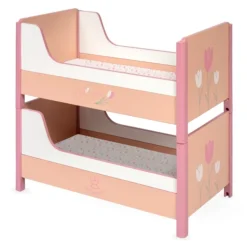 Litera Convertible de Madera para Muñecas Tulipe con Colchón - DeCuevas
