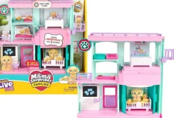New Little Live Pets - Mama Surprise Families Set de Clínica para los Cachorros Sorpresa