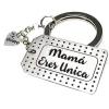 Online Llavero De Plata Mamá Eres Única