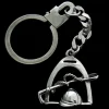 Clearance Llavero Hípica De Plata De Ley