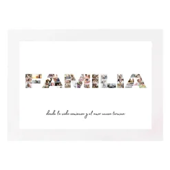 Lámina DIN A4 Familia - Familia Collage