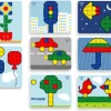 New Miniland Láminas de modelos para mosaicos de pinchos superpegs (39 mm) Variado