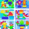 Láminas de modelos para mosaicos de pinchos de 15mm. Robots