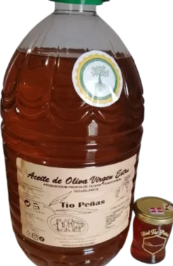 Lote Aceite de Oliva Virgen Extra Suave Hojiblanca 5 L + Tarro de Miel 140 g