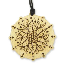 Lote de 3 collares de madera
