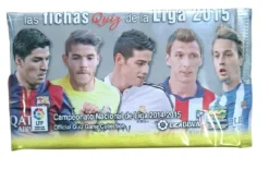 Lote de 10 sobres Mundicromo 2015 Fichas de La Liga Edición final Posibilidad de Messi y Cristiano Ronaldo