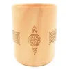New Artesaniacreativa.com Lote de 2 vasos de madera