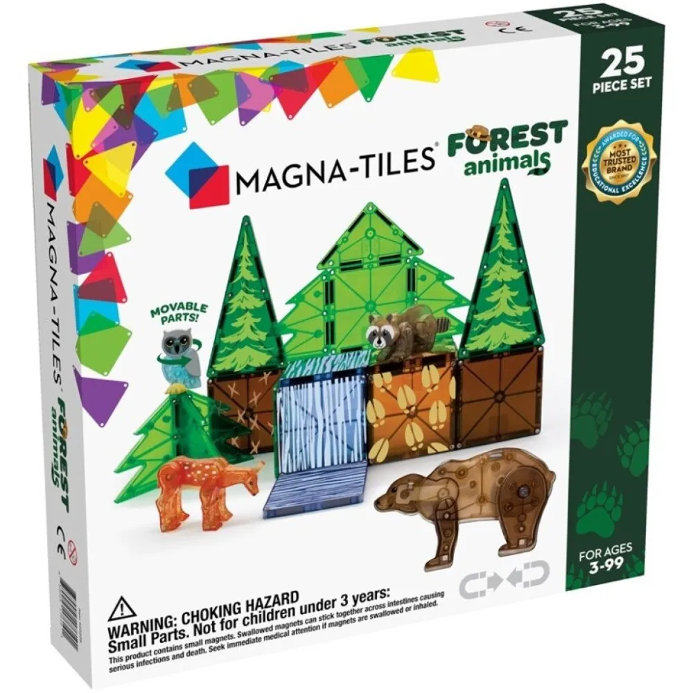 New 3D Juegos Magna-T Forest Animals Set 25 Piezas