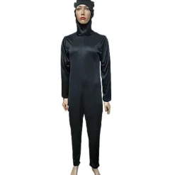Maillot Negro con Capucha Adulto