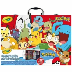 Best Pokémon Maletín del Artista 115 piezas - Crayola