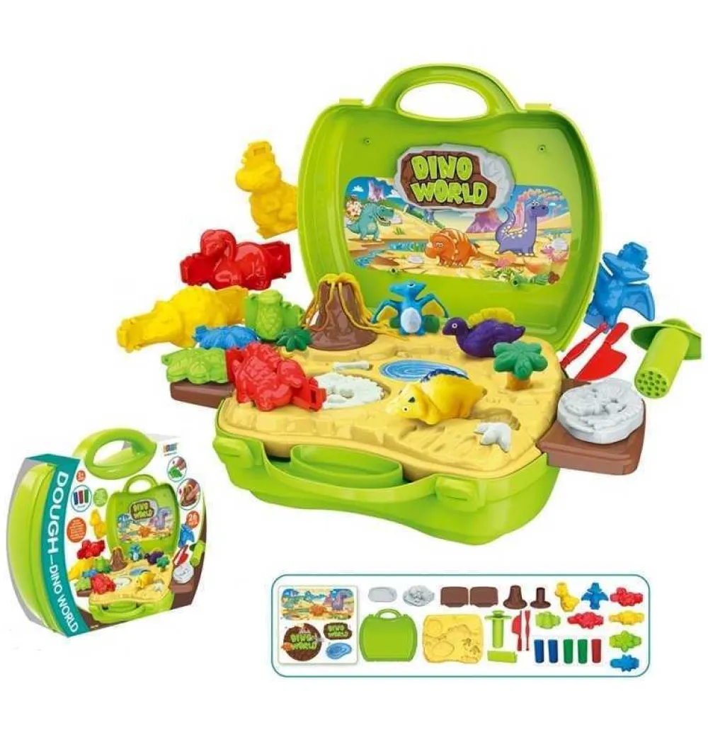 Kapaxko Maletín Plastilina Dinosaurios