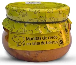 Manitas de cerdo en salsa de boletus - 6 unidades