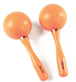 Maracas de plástico con arena