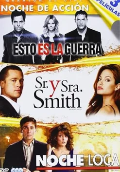 Clearance DVDTOTAL Maraton De Cine: Noche De Accion : Esto Es La Guerra / Sr Y Sra Smith / Noche Loca - Tri [DVD] [dvd] [2012]