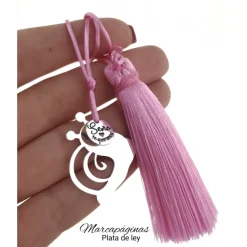 Marcapáginas Caracol De Plata De Ley Mensaje Seño Te Queremos