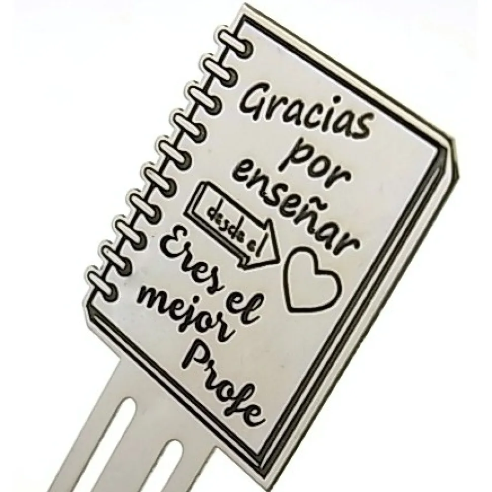 Marcapáginas De Plata Mejor Profe