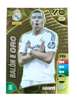 Outlet PANINI Mbappé Balón de Oro Adrenalyn XL 2024 2025 Carta Colección