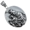 Medalla En Plata De Ley Virgen Del Carmen Relieve
