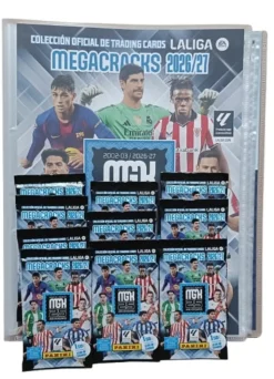 Megacracks 2026 2027 Archivador vacio(sin cartas ni sobres) + 10 sobres MGK