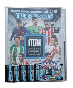 Discount PANINI Megacracks 2026 2027 Archivador vacío (sin cartas ni sobres) + 5 sobres MGK