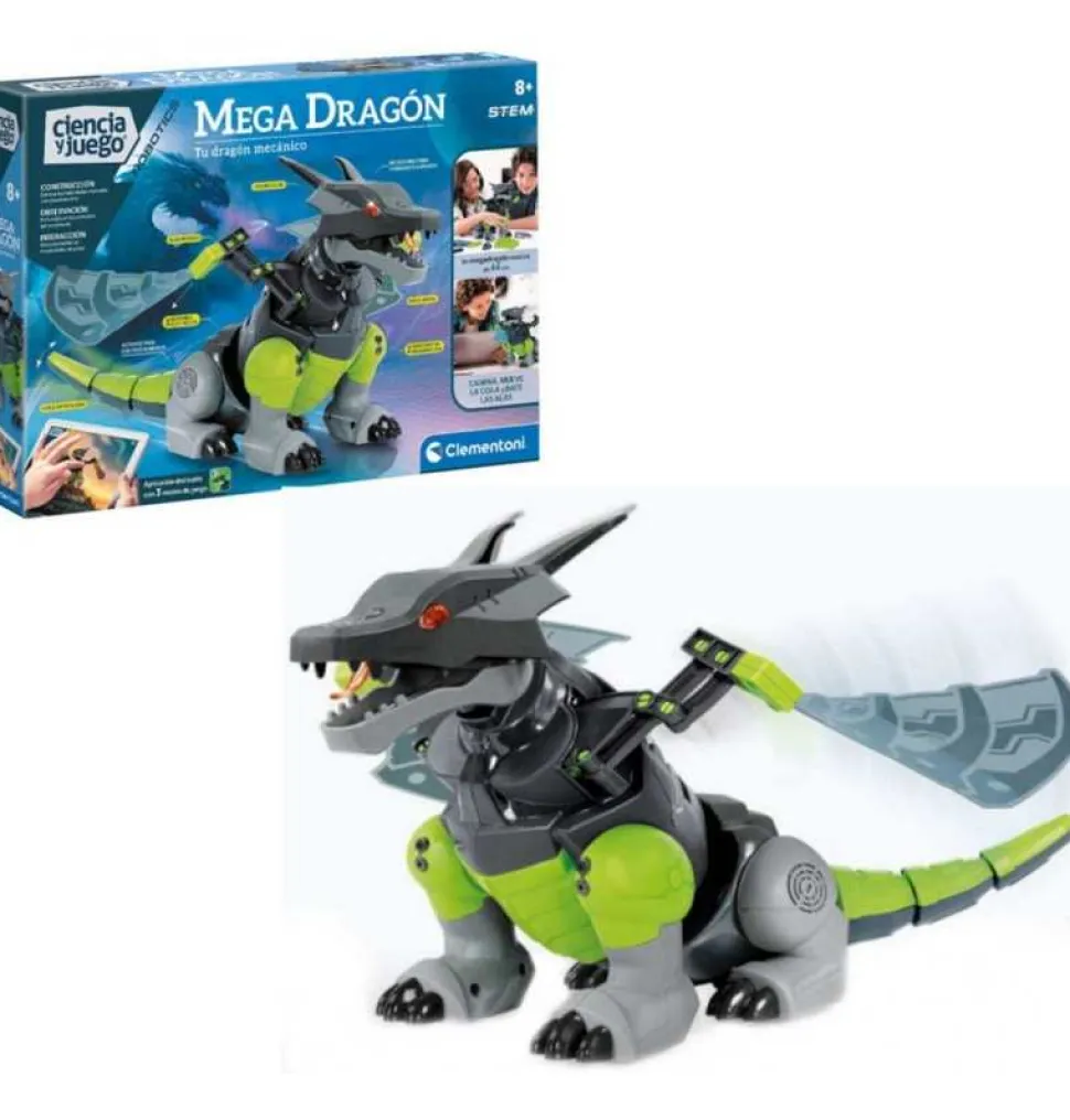 Mega Dragón Ciencia y Juego Robots