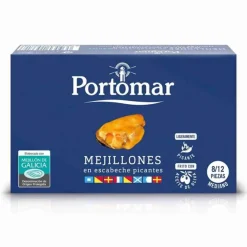 Online Portomar MEJILLON 8-12 PICANTE FRITOS OLIVA DOP RIAS GALL RR-120 C/25