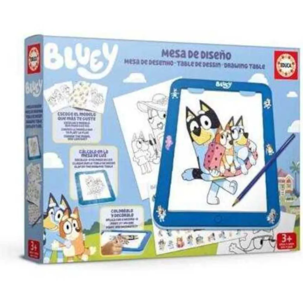 Online Bluey Mesa de Diseño de Dibujo de