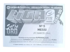 Best PANINI Messi Cromo Liga Este 19-20 Serie Oro