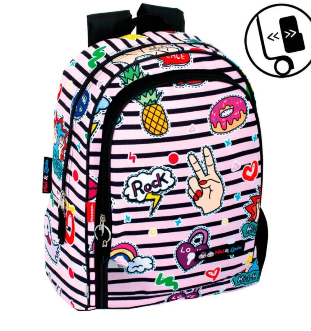 Hot PERONA Mochila grande infantil, adaptable a carro