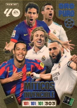 Míticos Invencible Oro Puro 2025-26 Cromo Panini Adrenalyn XL La Liga 25/26