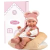 Muñeca Bebé Recién Nacida Laura con cojín Newborn - Cuerpo de Vinyl - Llorens