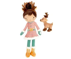 Outlet Little Green Muñeca Blandita Evi Navidad Little Dutch