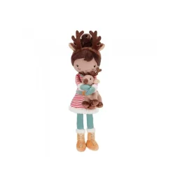 Outlet Little Green Muñeca Blandita Evi Navidad Little Dutch