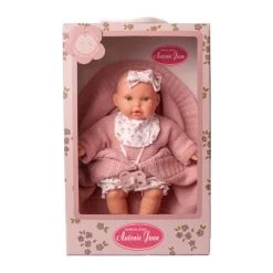 Muñeca con Mantita Rosa 28cm