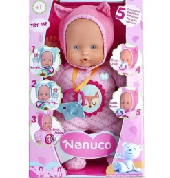 New Nenuco (Famosa) Muñeca Nenuco Blandito 5 Funciones Rosa