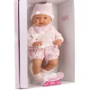 Muñeca Recién Nacida Sofia Vestido Rosa - cuerpo de Vinyl